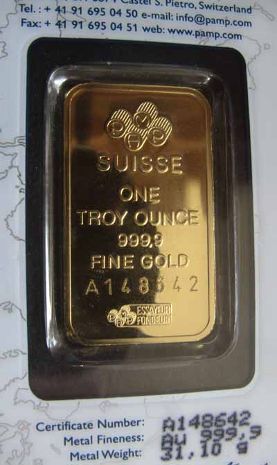 pamp gold bar serial number
